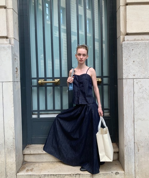 LONSLAN】デニムライク セットアップ LONW25s059-ファッション通販