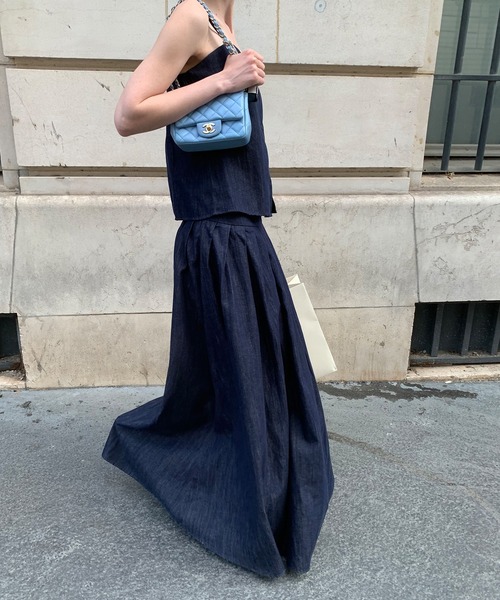 LONSLAN】デニムライク セットアップ LONW25s059-ファッション通販