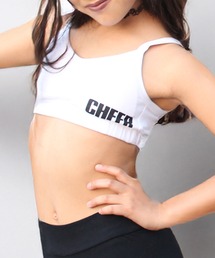 CHEER（チアー）の「ロゴプリントシンプルブラトップ（スポーツブラ）」