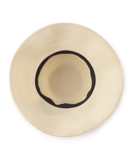 ITS'DEMO（イッツデモ）の「【UV／手洗い可／サイズ調整可】ブレードリボンハット（ハット・レディース・ベージュ/ライトベージュ/アイボリー・00）」の7枚目の写真