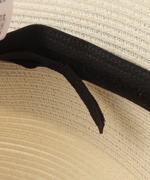ITS'DEMO（イッツデモ）の「【UV／手洗い可／サイズ調整可】ブレードリボンハット（ハット・レディース・ベージュ/ライトベージュ/アイボリー・00）」の9枚目の写真
