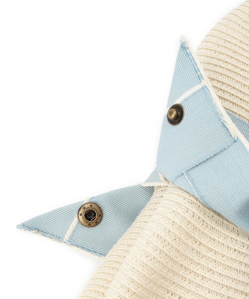 ITS'DEMO（イッツデモ）の「【UV／手洗い可／サイズ調整可】ブレードリボンハット（ハット・レディース・ベージュ/ライトベージュ/アイボリー・00）」の11枚目の写真