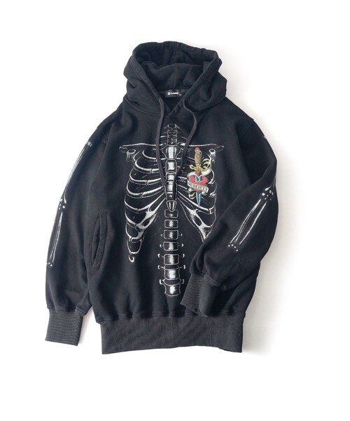 Subciety（サブサエティ）の「Skelton hoodie（ベスト・メンズ・ブラック/ホワイト・X-LARGE/LARGE/MEDIUM/SMALL）」の8枚目の写真