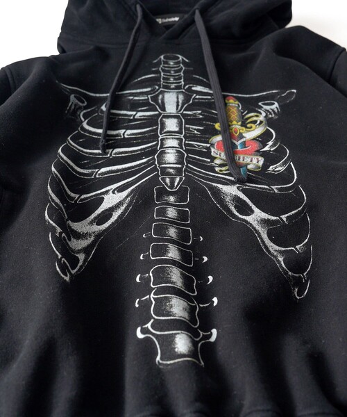 Subciety（サブサエティ）の「Skelton hoodie（ベスト・メンズ・ブラック/ホワイト・X-LARGE/LARGE/MEDIUM/SMALL）」の10枚目の写真