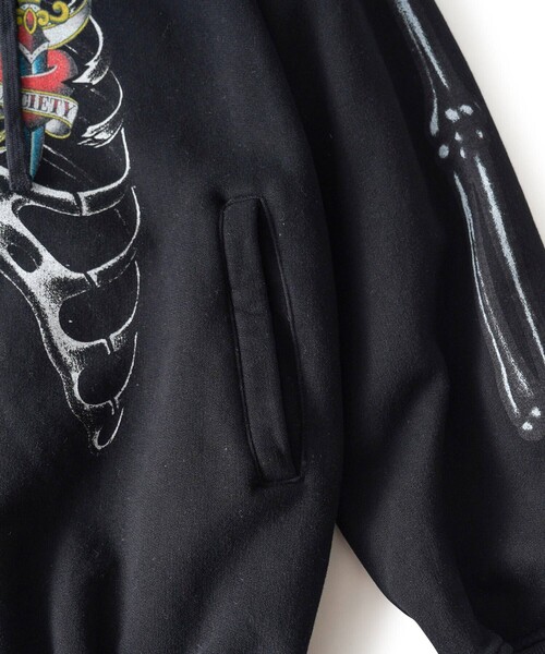 Subciety（サブサエティ）の「Skelton hoodie（ベスト・メンズ・ブラック/ホワイト・X-LARGE/LARGE/MEDIUM/SMALL）」の11枚目の写真