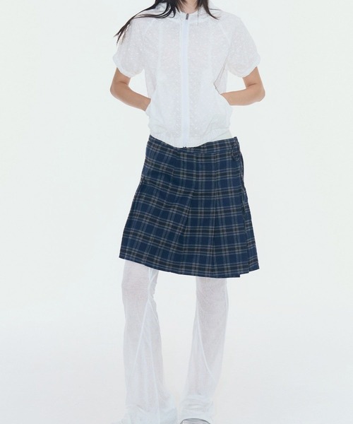 PLACE STUDIO(プレイススタジオ)の「PLACE STUDIO/レースシャーリングジャケット(ブルゾン・レディース・ホワイト/ブラック・FREE)」の16枚目の写真