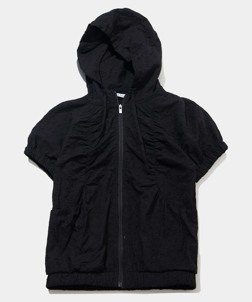 PLACE STUDIO(プレイススタジオ)の「PLACE STUDIO/レースシャーリングジャケット(ブルゾン・レディース・ホワイト/ブラック・FREE)」の8枚目の写真