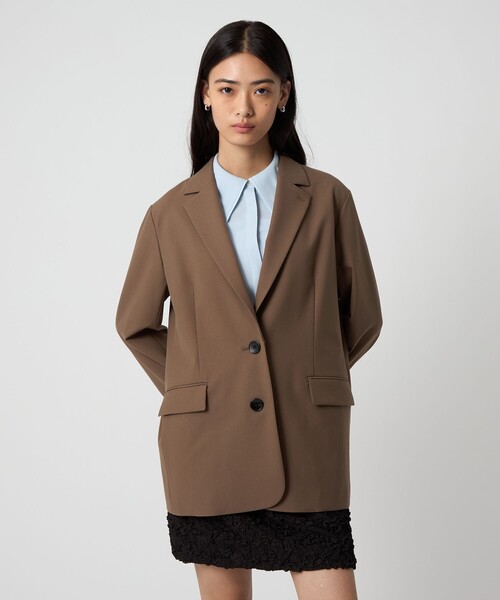 EMMEL REFINES（エメルリファインズ）の「＜EMMEL REFINES＞EM 2ボタン テーラード ジャケット（テーラードジャケット・レディース・グレー/ブラウン・S/M）」の12枚目の写真