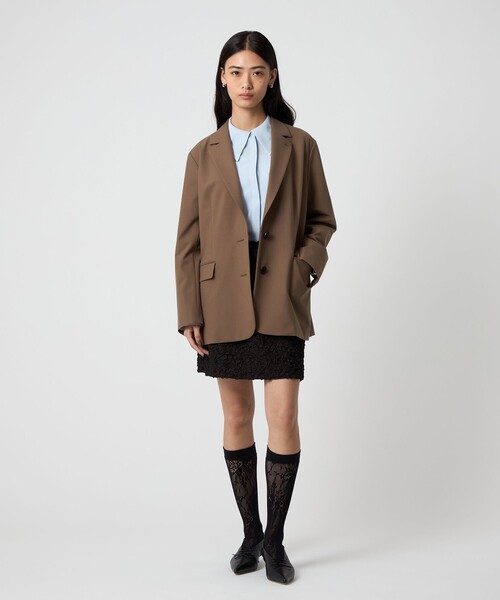 EMMEL REFINES（エメルリファインズ）の「＜EMMEL REFINES＞EM 2ボタン テーラード ジャケット（テーラードジャケット・レディース・グレー/ブラウン・S/M）」の13枚目の写真