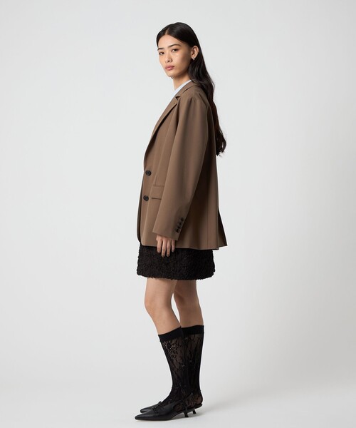 EMMEL REFINES（エメルリファインズ）の「＜EMMEL REFINES＞EM 2ボタン テーラード ジャケット（テーラードジャケット・レディース・グレー/ブラウン・S/M）」の15枚目の写真