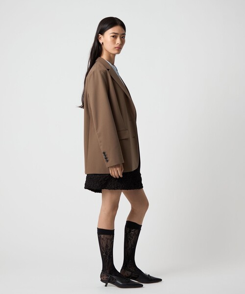 EMMEL REFINES（エメルリファインズ）の「＜EMMEL REFINES＞EM 2ボタン テーラード ジャケット（テーラードジャケット・レディース・グレー/ブラウン・S/M）」の17枚目の写真