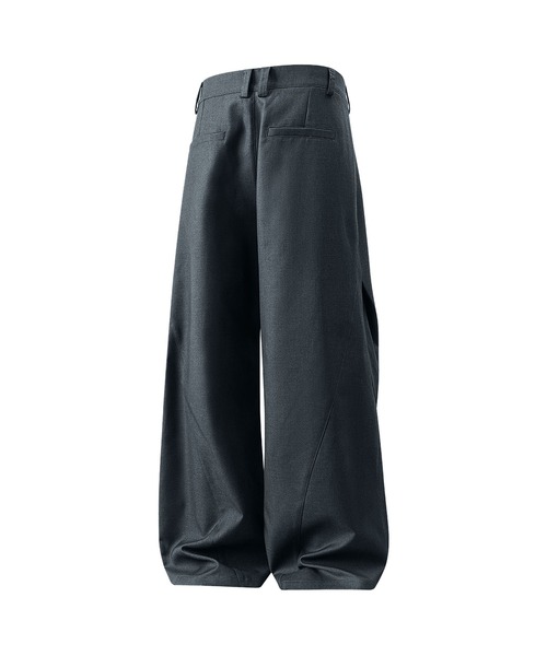 HOOK(フック)の「タックカーブワイドパンツ(カーゴパンツ・メンズ・ダークグレー/ベージュ/ブラック・MEDIUM/LARGE/X-LARGE)」の18枚目の写真