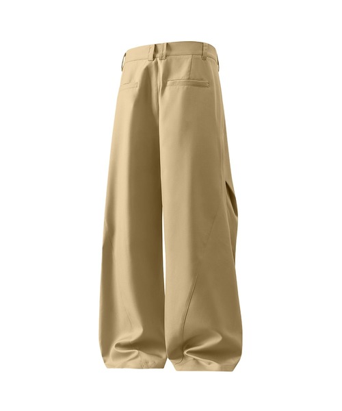 HOOK(フック)の「タックカーブワイドパンツ(カーゴパンツ・メンズ・ダークグレー/ベージュ/ブラック・MEDIUM/LARGE/X-LARGE)」の14枚目の写真