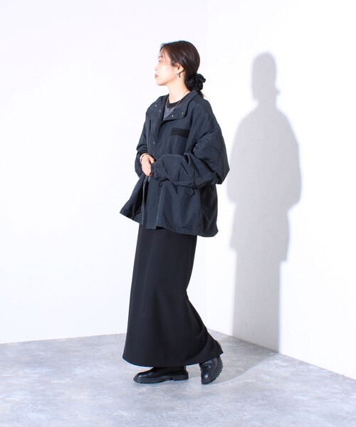 GLOSTER（グロスター）の「【GLOSTER/グロスター】ミリタリーテイスト ショート丈モッズブルゾン 裏メッシュ（ブルゾン・メンズ・ブラック/オリーブ/カモフラージュ・M/L）」の6枚目の写真