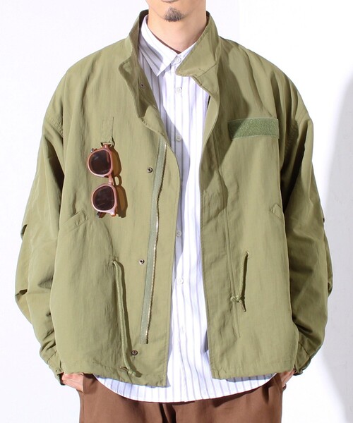 GLOSTER（グロスター）の「【GLOSTER/グロスター】ミリタリーテイスト ショート丈モッズブルゾン 裏メッシュ（ブルゾン・メンズ・ブラック/オリーブ/カモフラージュ・M/L）」の22枚目の写真