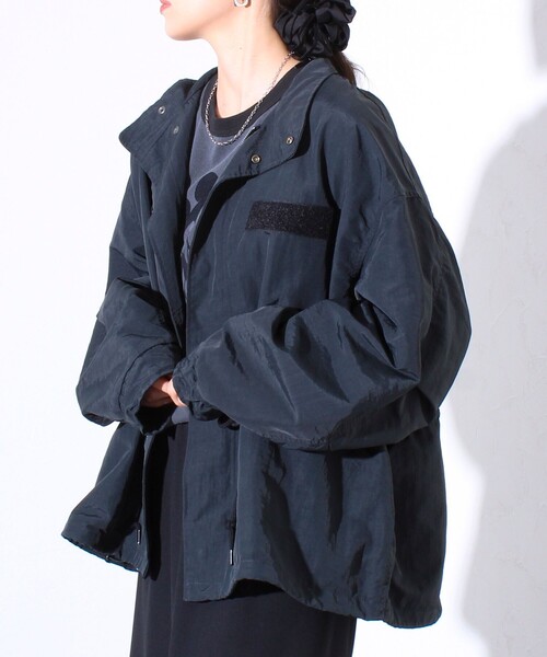 GLOSTER（グロスター）の「【GLOSTER/グロスター】ミリタリーテイスト ショート丈モッズブルゾン 裏メッシュ（ブルゾン・メンズ・ブラック/オリーブ/カモフラージュ・M/L）」の12枚目の写真