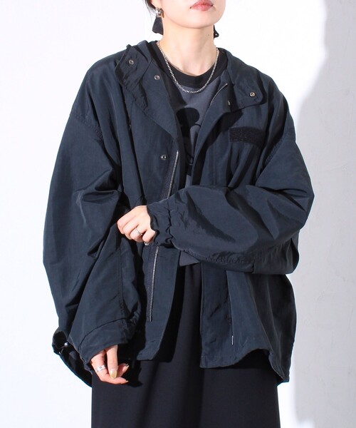 GLOSTER（グロスター）の「【GLOSTER/グロスター】ミリタリーテイスト ショート丈モッズブルゾン 裏メッシュ（ブルゾン・メンズ・ブラック/オリーブ/カモフラージュ・M/L）」の11枚目の写真