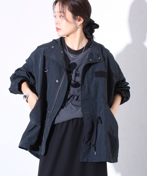 GLOSTER（グロスター）の「【GLOSTER/グロスター】ミリタリーテイスト ショート丈モッズブルゾン 裏メッシュ（ブルゾン・メンズ・ブラック/オリーブ/カモフラージュ・M/L）」の10枚目の写真