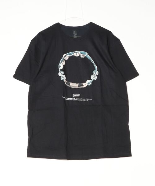 oasis tシャツ OASIS Tシャツ Noel & Liam Square Photo-Black | OSOMALO