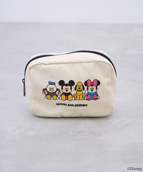 earth music&ecology（アースミュージックアンドエコロジー）の「Disney×Seiji Matsumotoポーチ（ポーチ・レディース・ブラック/オフホワイト・FREE）」の18枚目の写真