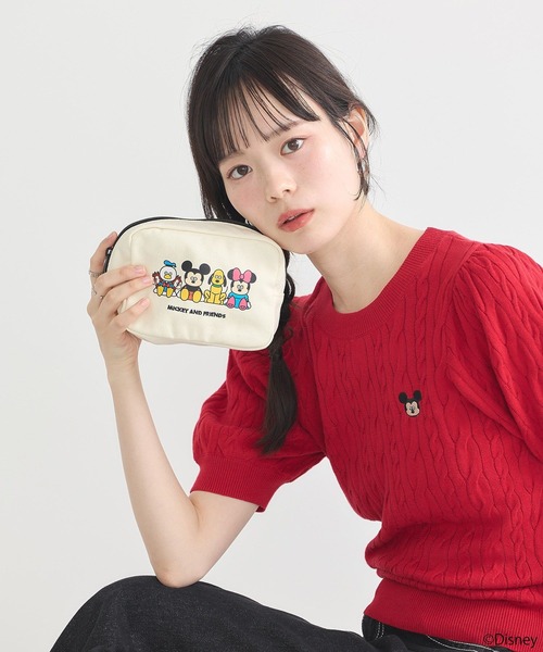 earth music&ecology（アースミュージックアンドエコロジー）の「Disney×Seiji Matsumotoポーチ（ポーチ・レディース・ブラック/オフホワイト・FREE）」の17枚目の写真