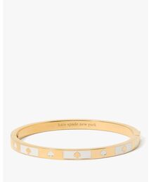 KATE SPADE スペードフラワーレースステートメントバングル スペード フラワー レース ステートメント バングル