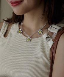 jumelle | フラワービジューネックレス(ネックレス)