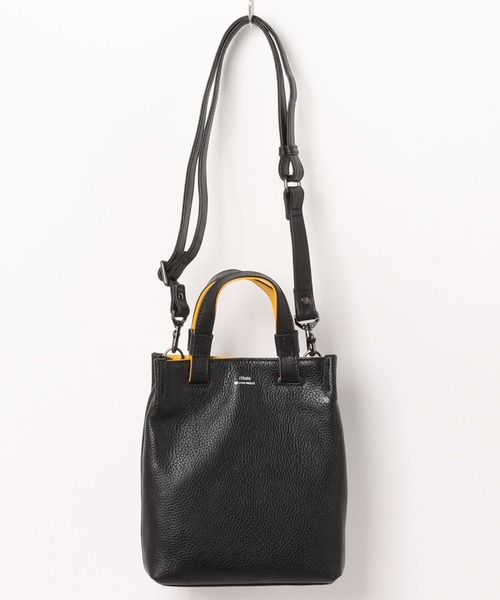 SEEKER（シーカー）の「SEEKER別注 2WAY ショルダーバッグ（ハンドバッグ・メンズ・ブラック系その他/ブラック×グレー/ブラック×イエロー・FREE）」の5枚目の写真