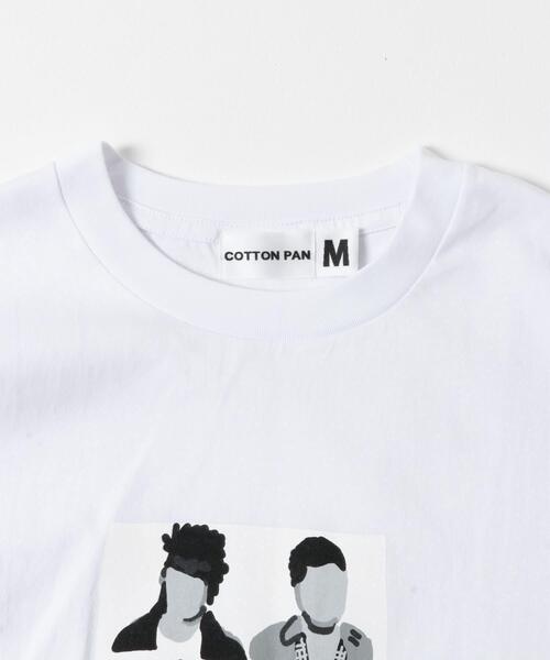 cotton pan（コットンパン）の「『別注』COTTON PAN×URBAN RESEARCH　トゥートゥートゥー（Tシャツ/カットソー・メンズ・ブラック/ホワイト・SMALL/MEDIUM/LARGE）」の7枚目の写真