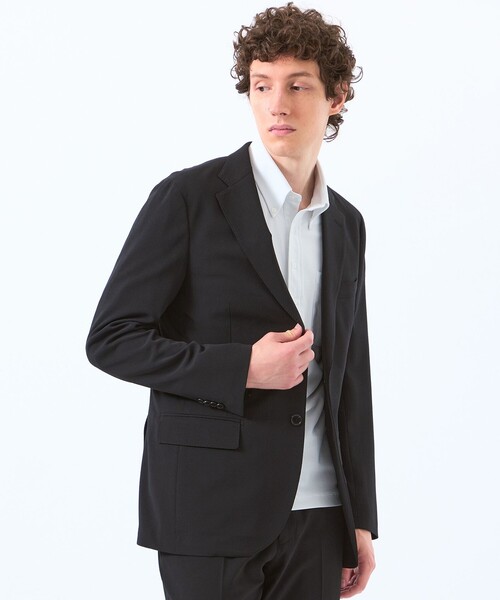 MACKINTOSH PHILOSOPHY(マッキントッシュ フィロソフィー)の「トロッター ジャケット#121 ストレッチワッシャー(テーラードジャケット・メンズ・ブラック/グレー系その他2/ダークネイビー・38/40)」の2枚目の写真