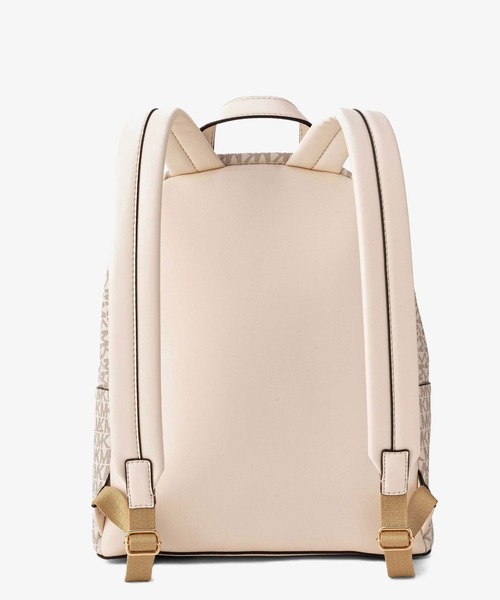 MICHAELKORS ショルダーバッグ リュックMKロゴベージュ セール】SLATER チェーン バックパック ミディアム - MKシグネチャー