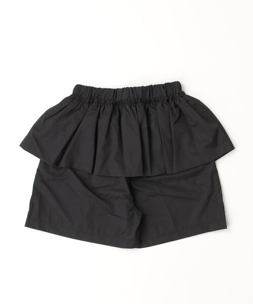 Per sist ence(パーシエンス)の「ナイロンギャザーフリルレイヤードハーフパンツ(その他パンツ・レディース・ホワイト/ブラック/カーキ・ONE SIZE)」の4枚目の写真