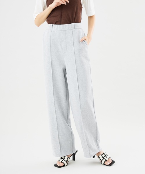 Muscat(マスカット)の「センタープレススウェットパンツ(その他パンツ・レディース・サンドベージュ/チャコールグレー/グレー・F)」の13枚目の写真