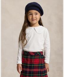 POLO RALPH LAUREN CHILDRENSWEAR（ポロ ラルフ ローレン チルドレンズウェア）の「フリル コットン ジャージー Tシャツ（Tシャツ/カットソー）」