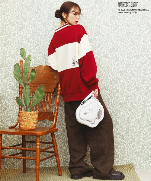 DOUBLE NAME（ダブルネーム）の「PEANUTSコラボパッファーショルダーバッグ（ショルダーバッグ・レディース・オフホワイト・FREE）」の5枚目の写真