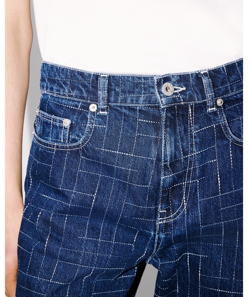 KENZO(ケンゾー)の「'KENZO Weave' AYAME ワイド パンツ ジャパニーズ デニム(デニムパンツ・レディース・ブルー系その他7・26)」の1枚目の写真