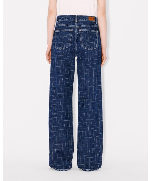 KENZO(ケンゾー)の「'KENZO Weave' AYAME ワイド パンツ ジャパニーズ デニム(デニムパンツ・レディース・ブルー系その他7・26)」の6枚目の写真