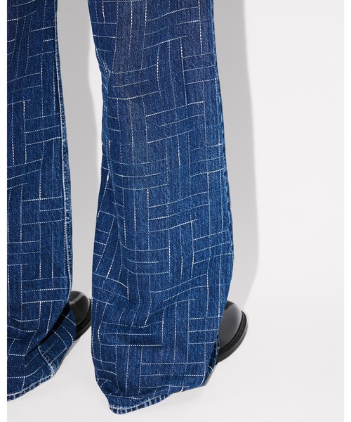 KENZO(ケンゾー)の「'KENZO Weave' AYAME ワイド パンツ ジャパニーズ デニム(デニムパンツ・レディース・ブルー系その他7・26)」の3枚目の写真