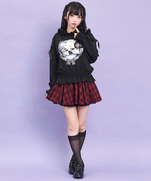 Secret Honey(シークレットハニー)の「Catフリルパーカー(パーカー・レディース・オフホワイト/グレー/ブラック・FREE)」の13枚目の写真