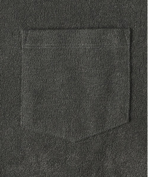 Right-on(ライトオン)の「Refurbish(リファービッシュ)【メンズ】パイル胸ポケット半袖Tシャツ/セットアップ対応(Tシャツ/カットソー・メンズ・オリーブ/ライトグレー/ダークグレー/ネイビー・L/XL/M)」の7枚目の写真