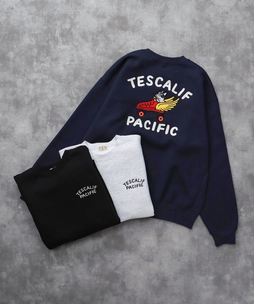 The Endless Summer(エンドレスサマー)の「TES 60s ROLLER DERBY EMB BIG SWEAT / クルーネックスウェット(スウェット・メンズ・ブラック/ネイビー/オフホワイト・X-LARGE/LARGE/MEDIUM/SMALL)」の3枚目の写真