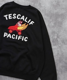 TES 60s ROLLER DERBY EMB BIG SWEAT / クルーネックスウェット