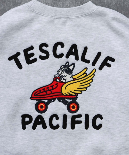 The Endless Summer(エンドレスサマー)の「TES 60s ROLLER DERBY EMB BIG SWEAT / クルーネックスウェット(スウェット・メンズ・ブラック/ネイビー/オフホワイト・X-LARGE/LARGE/MEDIUM/SMALL)」の7枚目の写真