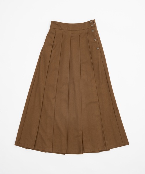 OLUN（オルン）の「Long pleats skirt / ロングプリーツスカート