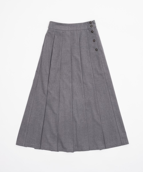 OLUN(オルン)の「Long pleats skirt / ロングプリーツスカート(スカート・レディース・ブラウン/ブラック/グレー/ベージュ・FREE/X-SMALL/SMALL)」の17枚目の写真