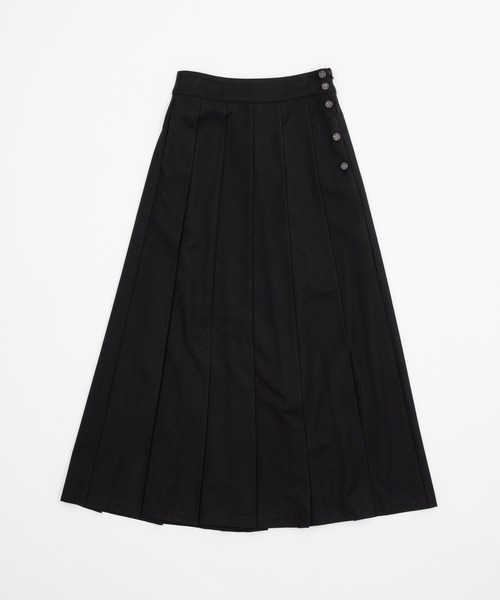 OLUN(オルン)の「Long pleats skirt / ロングプリーツスカート(スカート・レディース・ブラウン/ブラック/グレー/ベージュ・FREE/X-SMALL/SMALL)」の20枚目の写真
