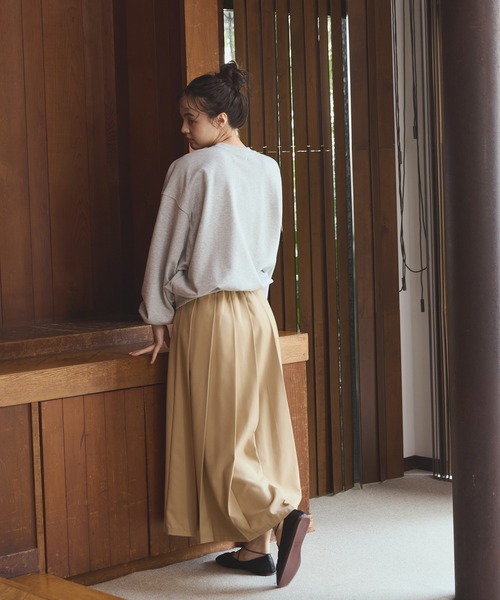 Long pleats skirt / ロングプリーツスカート（スカート）｜OLUN