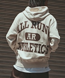 ALL RUNS | ALL RUNSオリジナル カレッジパーカー ピグメント加工(パーカー)