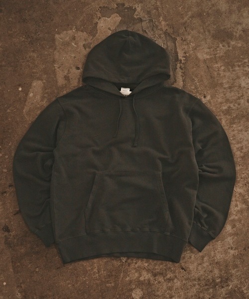 ALL RUNS（オールランズ）の「ALL RUNSオリジナル カレッジパーカー ピグメント加工（パーカー・メンズ・ネイビー/ナチュラル/ブラック・M/L/XL）」の5枚目の写真