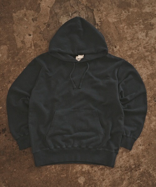 ALL RUNS（オールランズ）の「ALL RUNSオリジナル カレッジパーカー ピグメント加工（パーカー・メンズ・ネイビー/ナチュラル/ブラック・M/L/XL）」の20枚目の写真